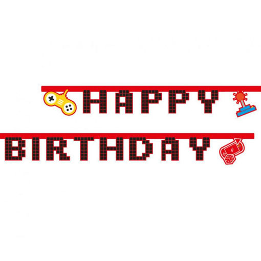 Picture of GAMING BIRTHDAY BANNER 2 METRES